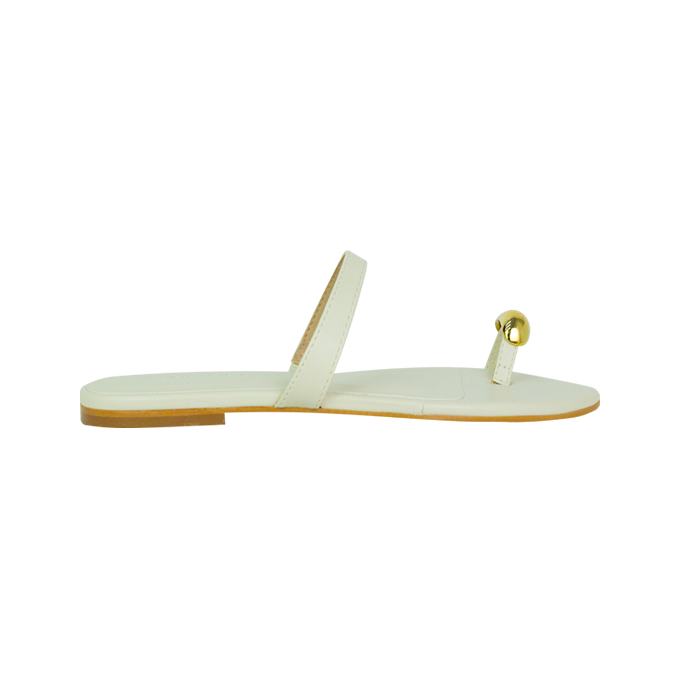 Rasteiras Dina Off White