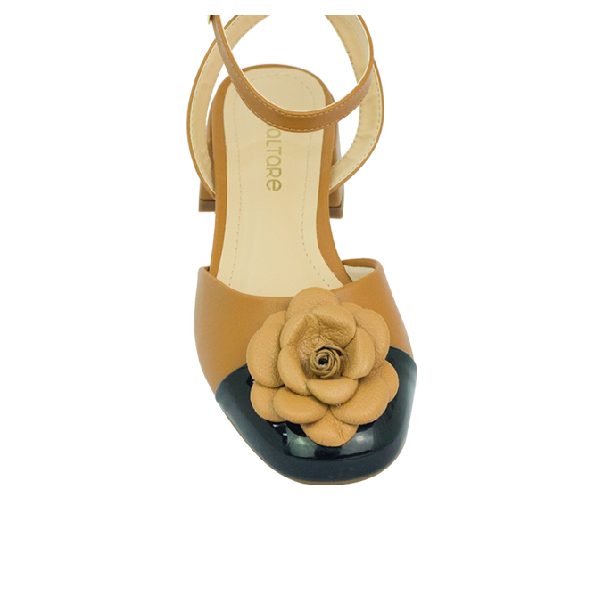 Scarpin Connie 3 Caramelo