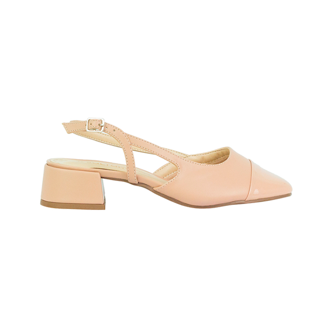 Scarpin Vonda Low Nude