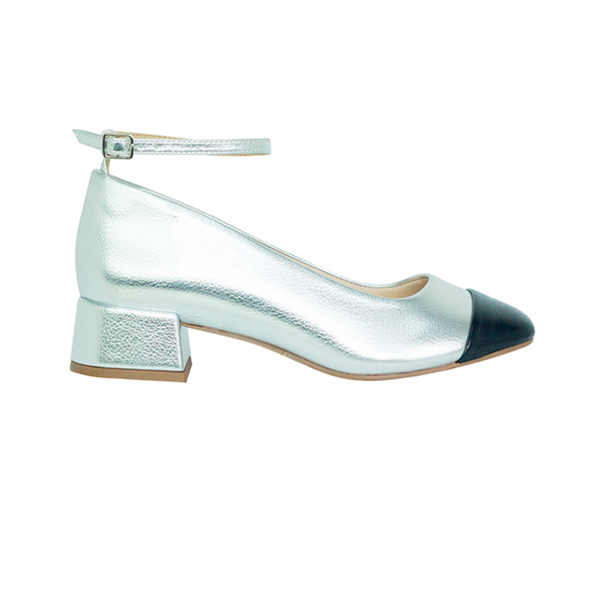 Scarpin Maraisa Mt Low Prata