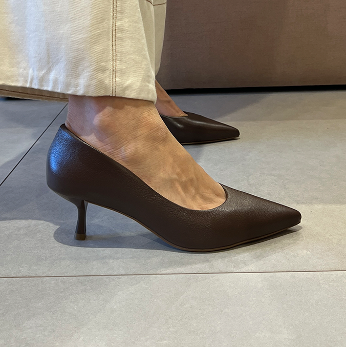 Scarpin April Marrom