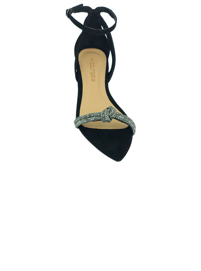Rasteiras Flavia Flat Preto