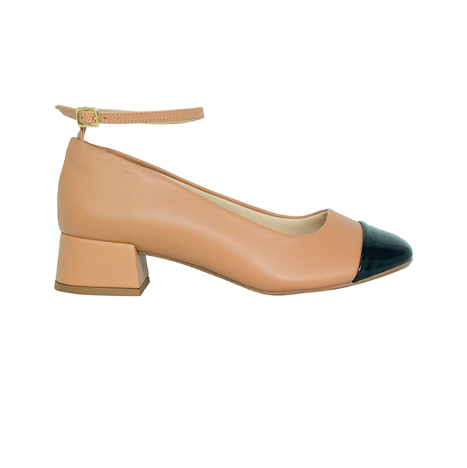 Scarpin Maraisa Low Capuccino