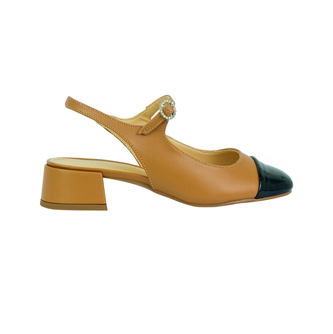 Scarpin Tatiana Low Capuccino