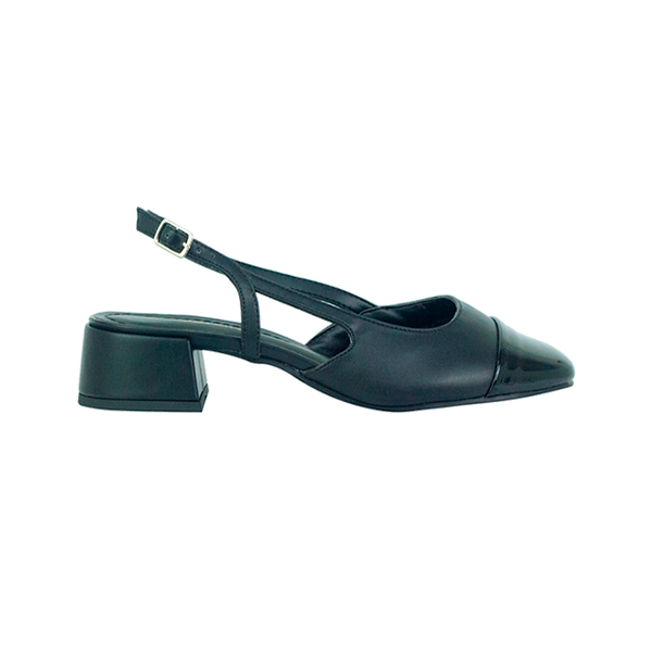 Scarpin Vonda Low Preto
