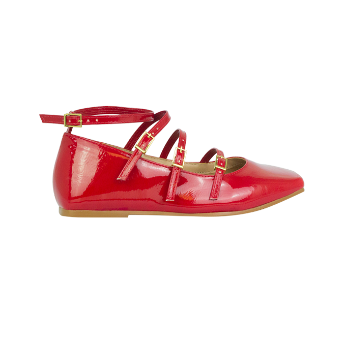 Sapatilhas Cassandra Vermelho