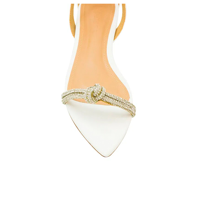Rasteiras Flavia Flat Branco Np