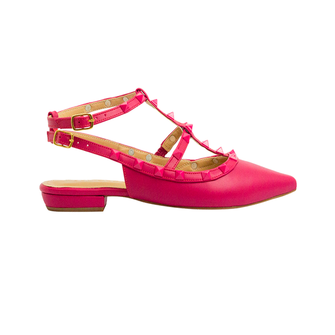 Sapatilhas Mona Flat New Cereja