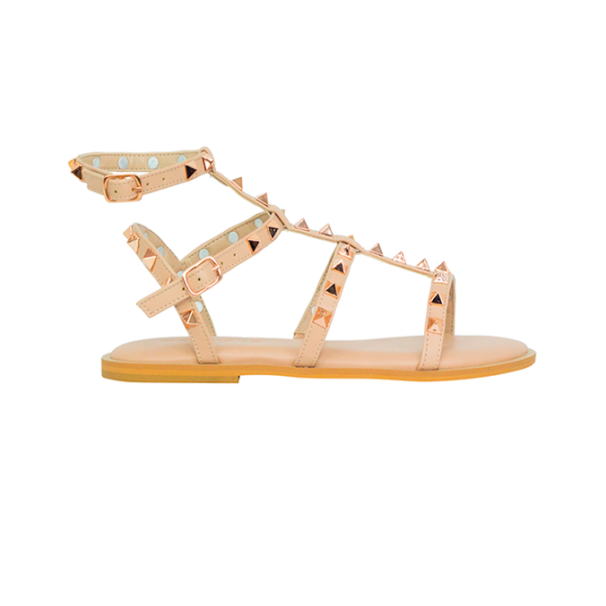 Rasteiras Joy Flat Nude