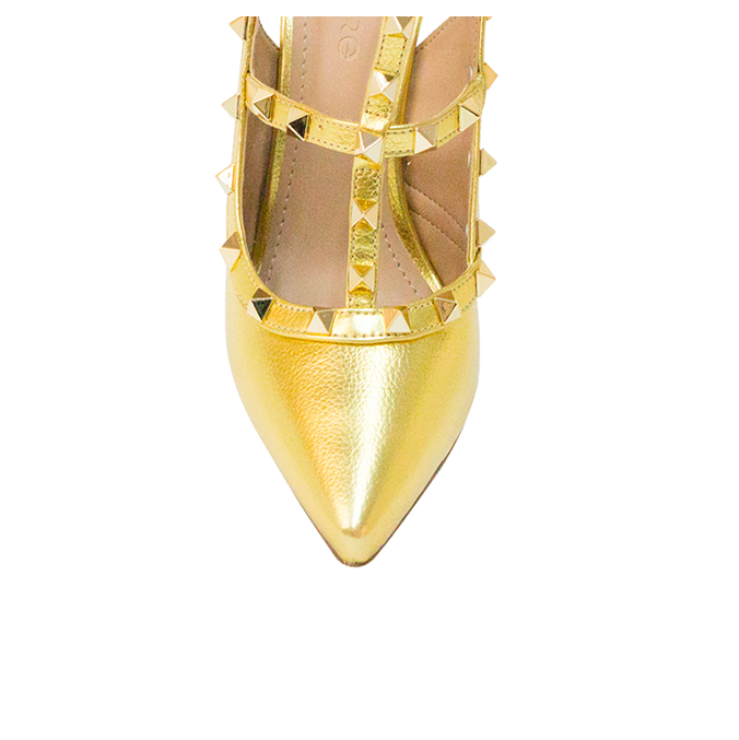Scarpin Mona High Mt Dourado