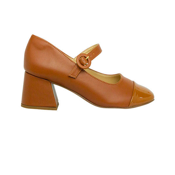 Scarpin Heloisa Low Whisky
