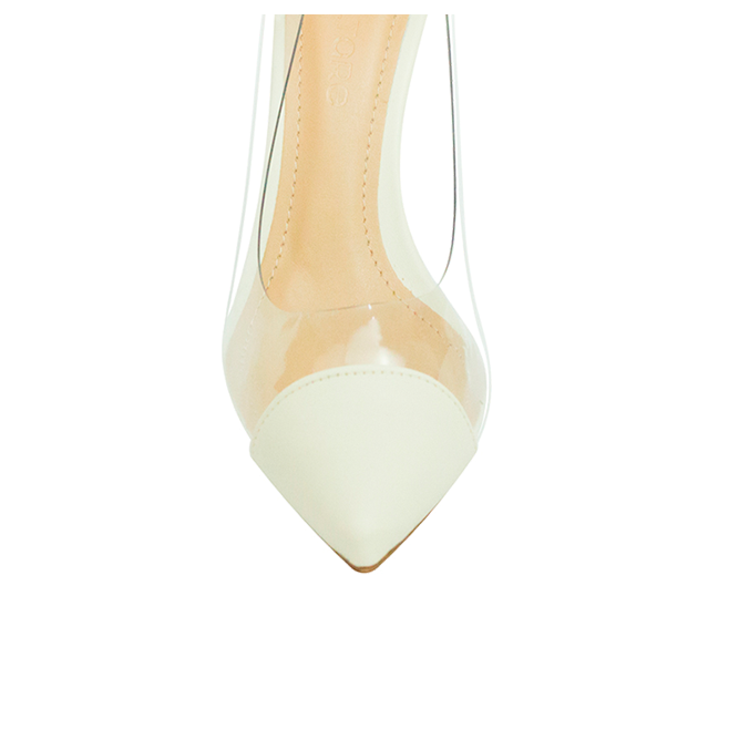 Scarpin Alice 8 Off White