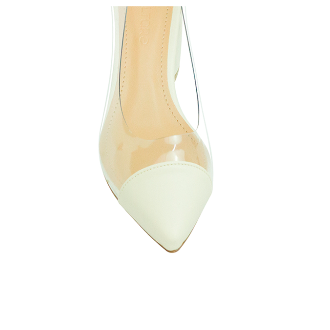Scarpin Alice Off White