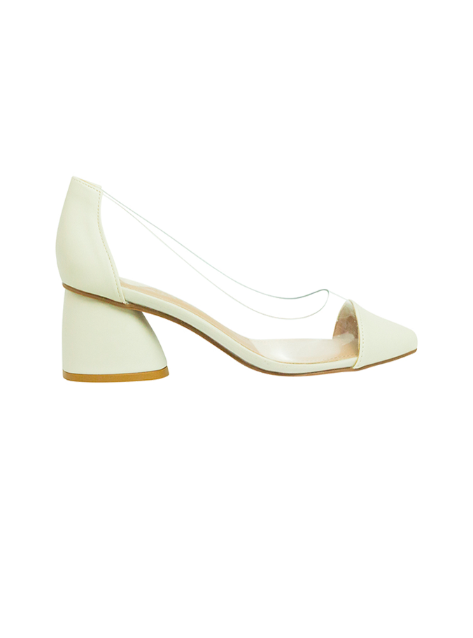 Scarpin Alice Off White
