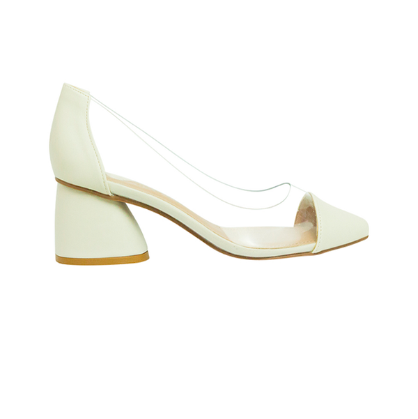 Scarpin Alice Off White