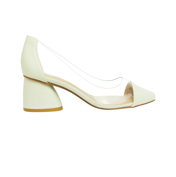 Scarpin Alice Off White