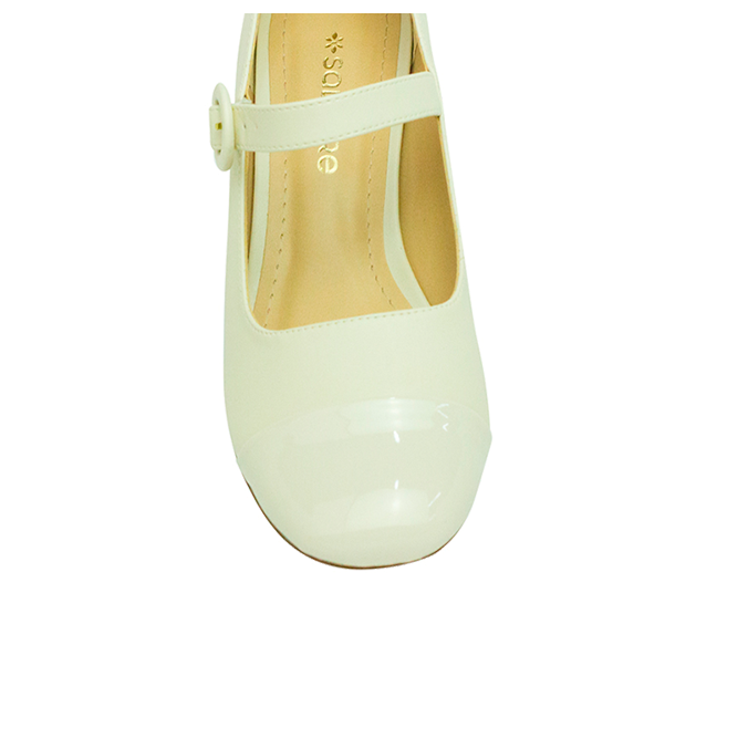 Scarpin Heloisa Low Off White