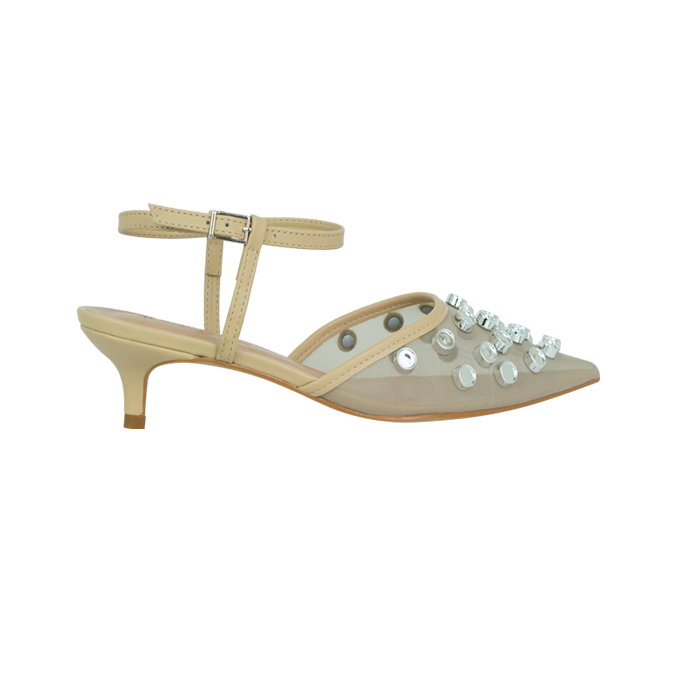 Scarpin Laisy Amendoa