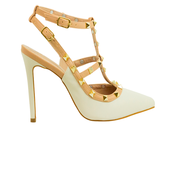 Scarpin Mona High Off White