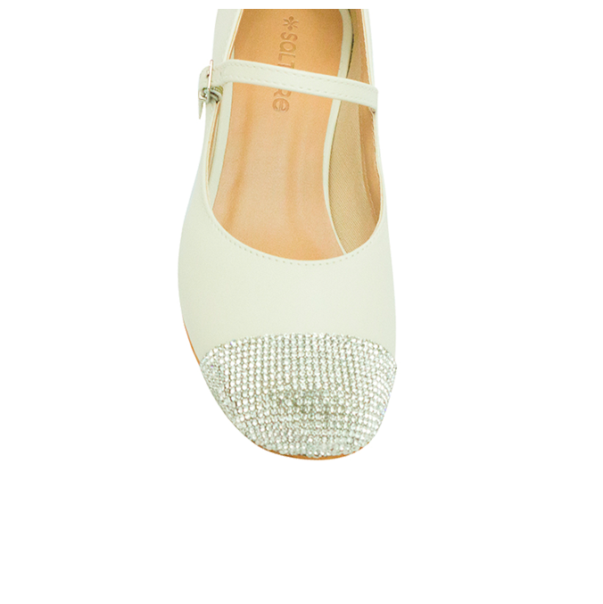 Scarpin Adrienne Off White