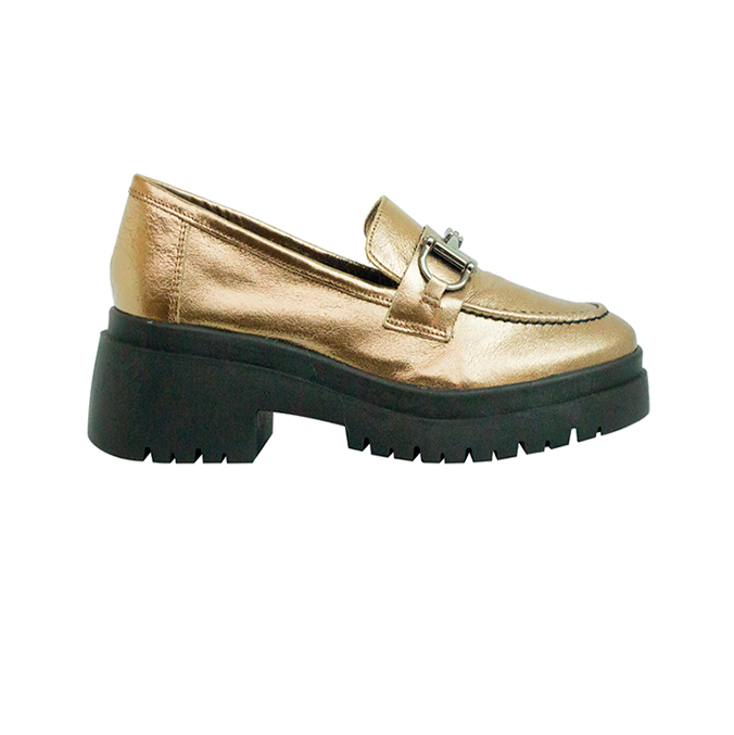 Mocassim Amora Bridao Prata Velho