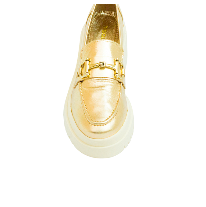 Mocassim Amora Bridao Dourado