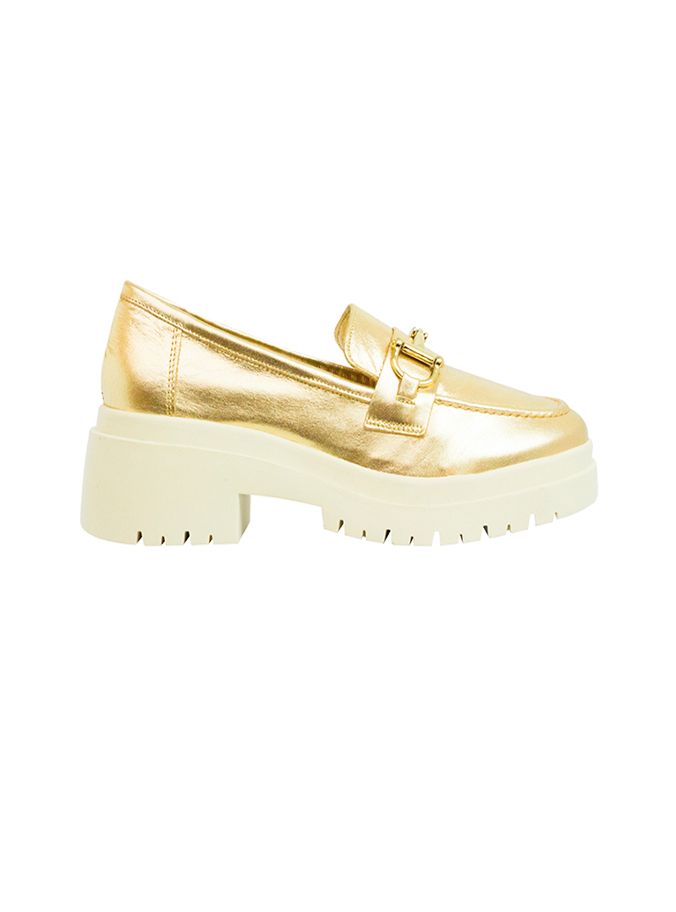 Mocassim Amora Bridao Dourado