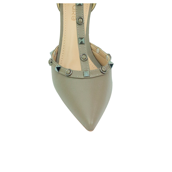 Scarpin Selena 8 Cinza
