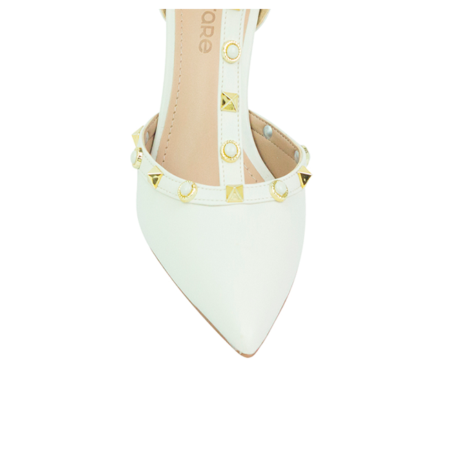 Scarpin Selena 8 Off White
