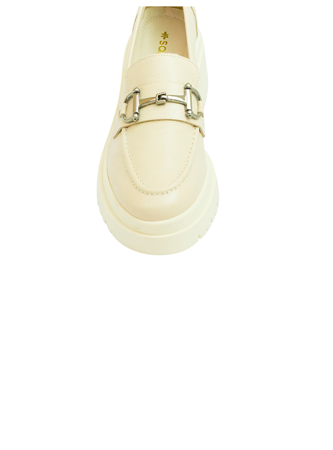 Mocassim Amora Bridao Off White