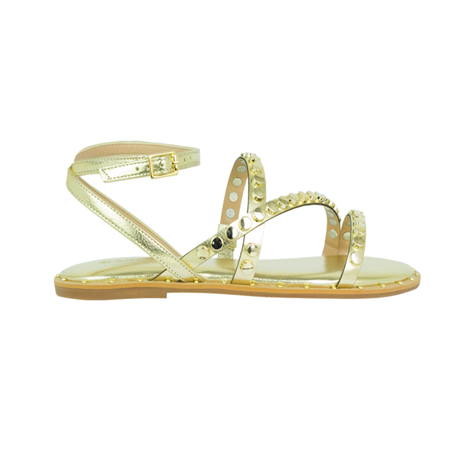 Rasteiras Saraiva Dourado