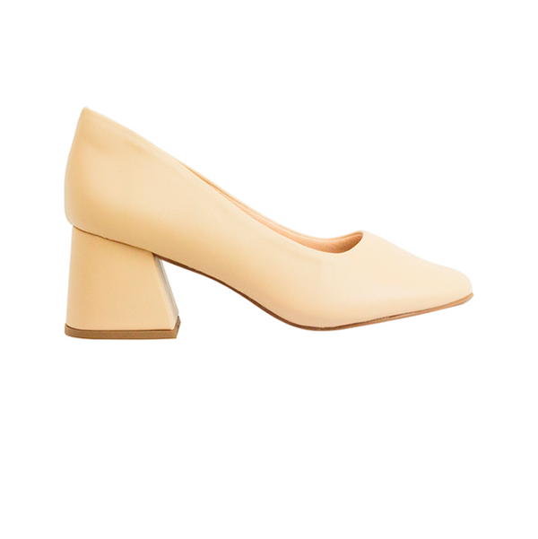 Scarpin Loren Bloco Amendoa