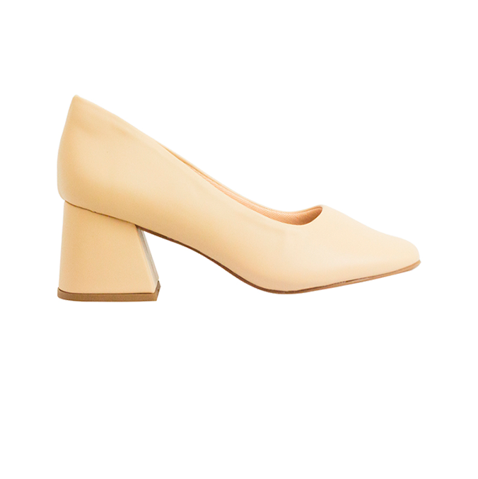 Scarpin Loren Bloco Amendoa