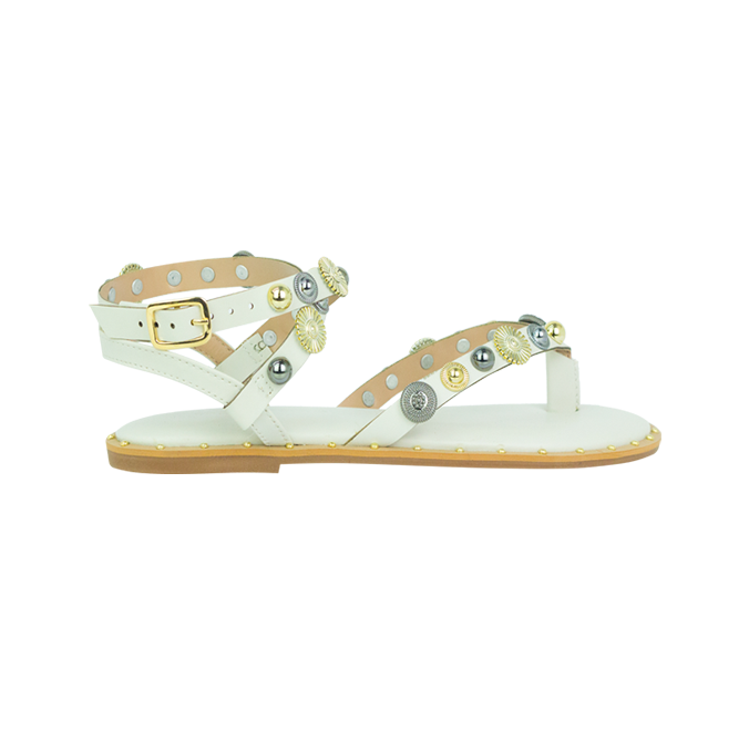 Rasteiras Samara Off White