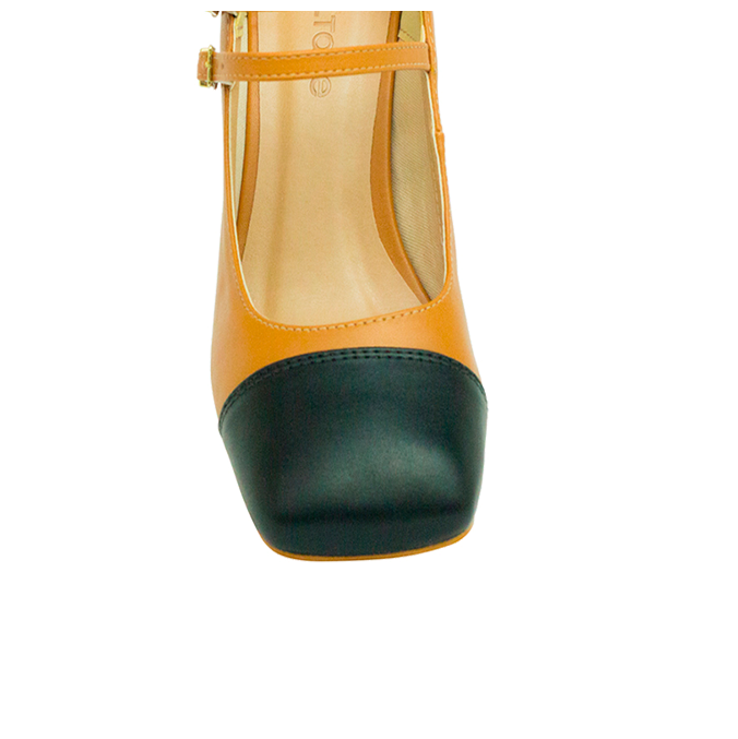 Scarpin Aurea New Caramelo