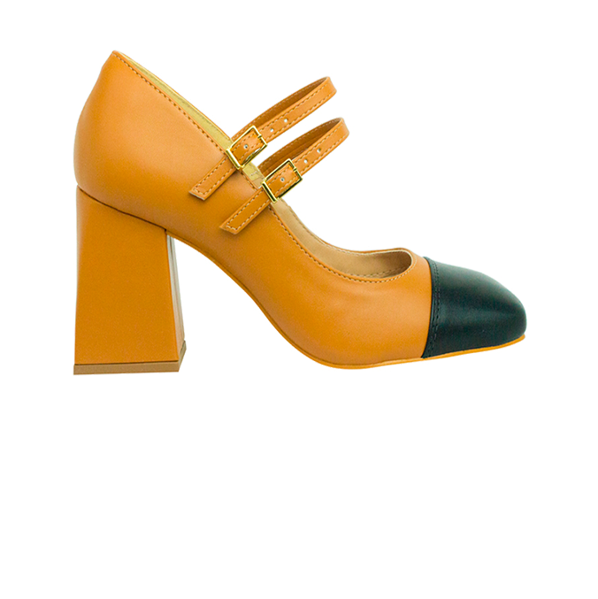 Scarpin Aurea New Caramelo