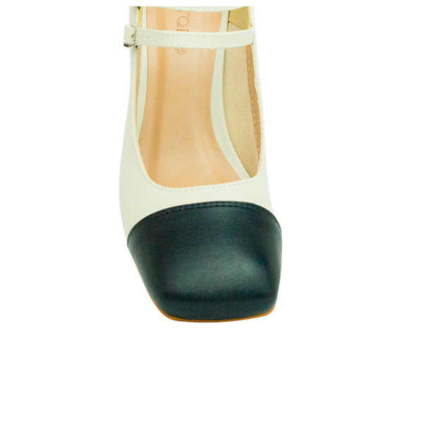Scarpin Aurea New Off White
