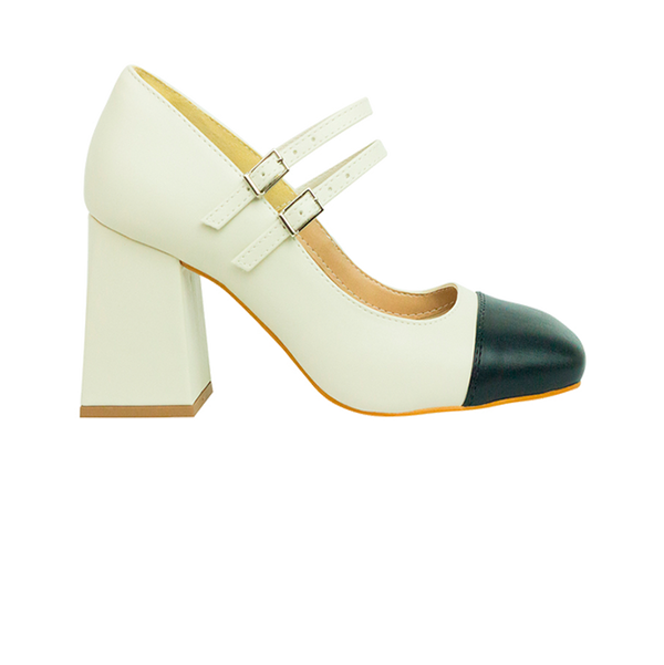 Scarpin Aurea New Off White