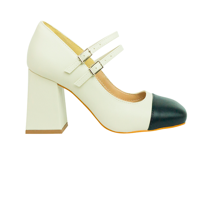 Scarpin Aurea New Off White