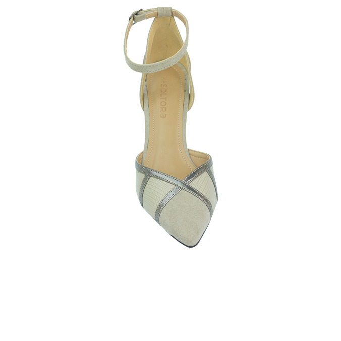 Scarpin Maria 5 Cinza
