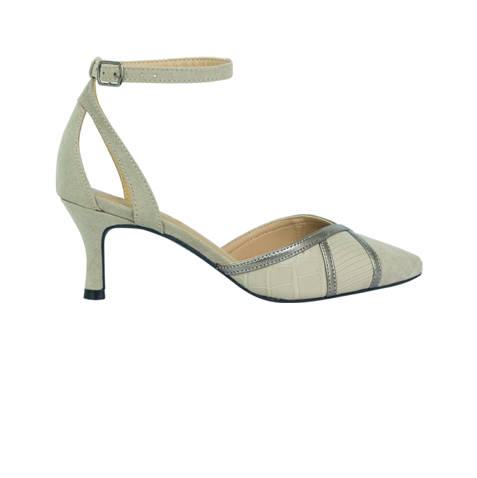 Scarpin Maria 5 Cinza