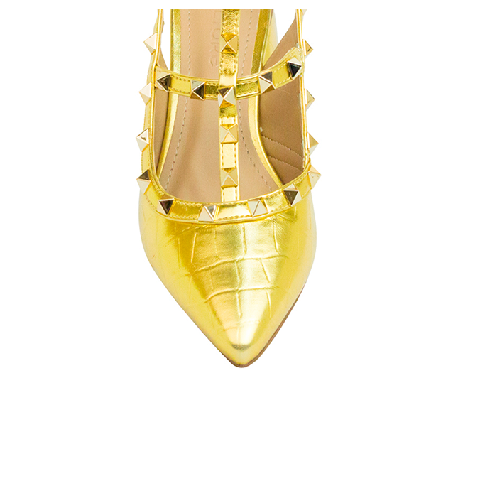 Scarpin Mona Low Dourado