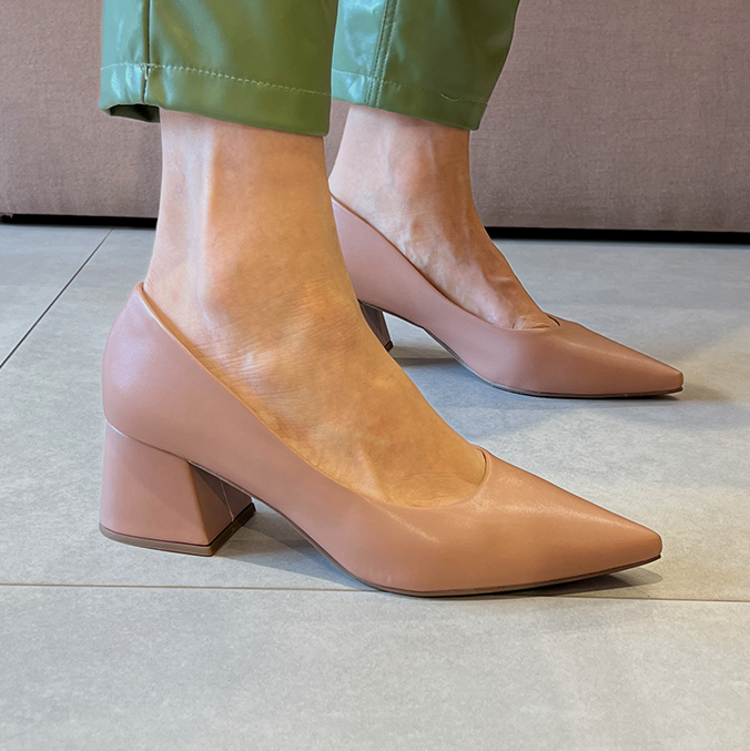 Scarpin Balsamo New Bege