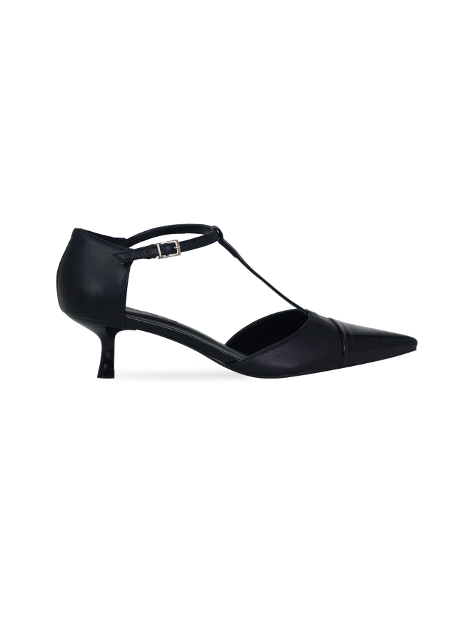 Scarpin Chayenne New Preto – Salto Médio e Design Sofisticado