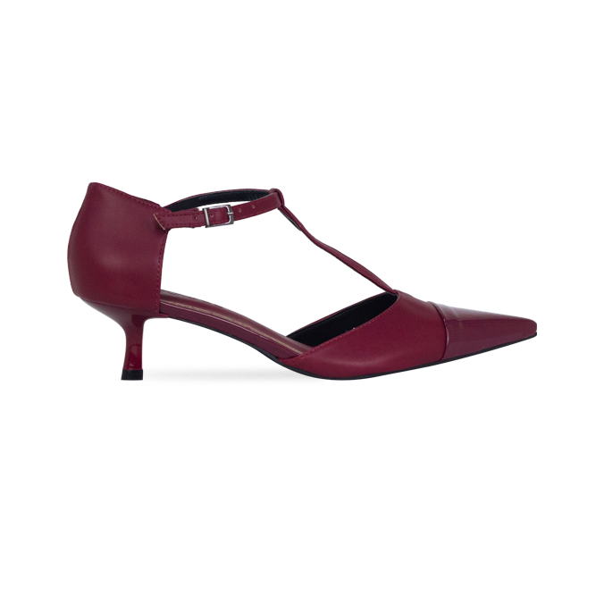 Scarpin Chayenne New Vinho – Salto Médio e Design Sofisticado