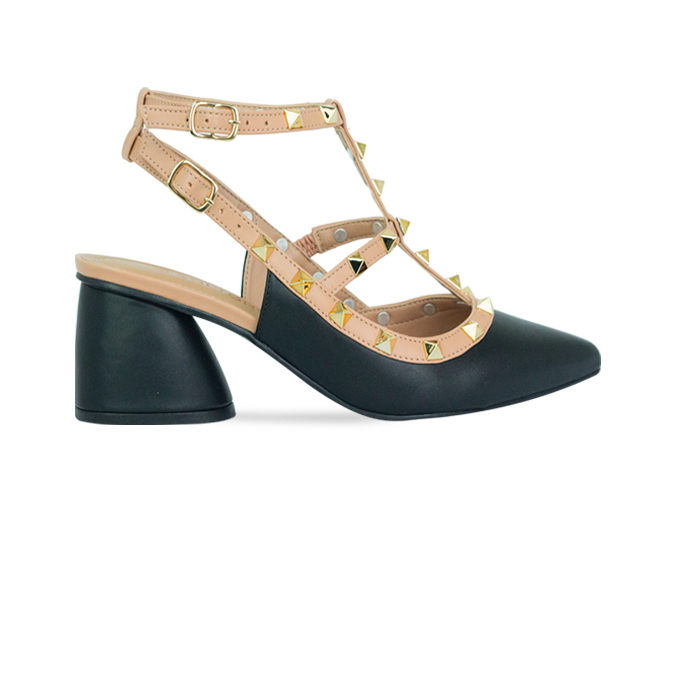 Scarpin Mona Low Preto