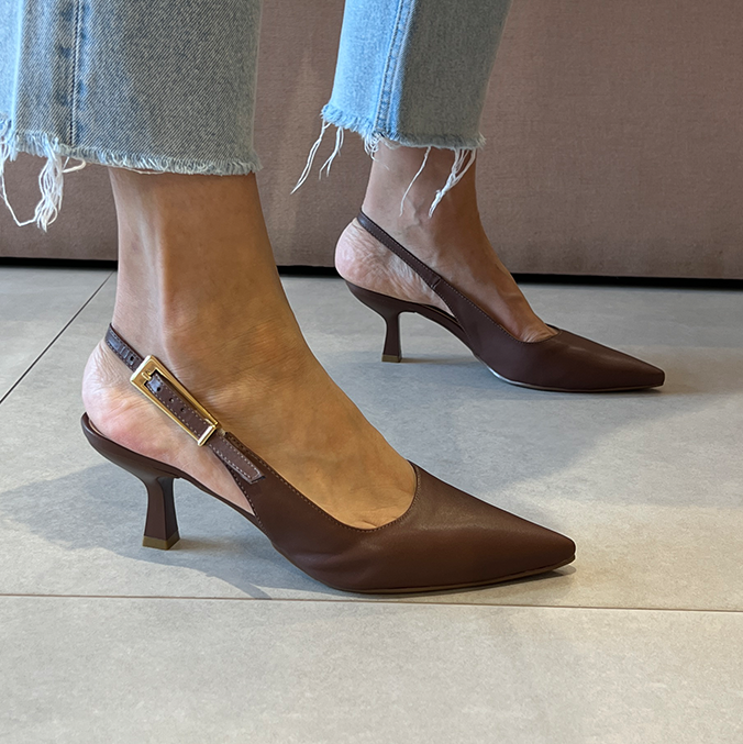 Scarpin Melina Marrom