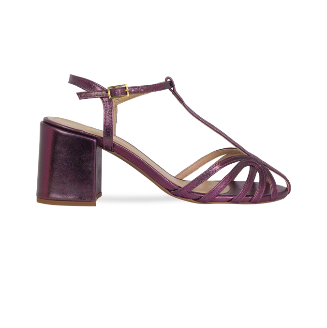 Sandália Tarsia New Vinho