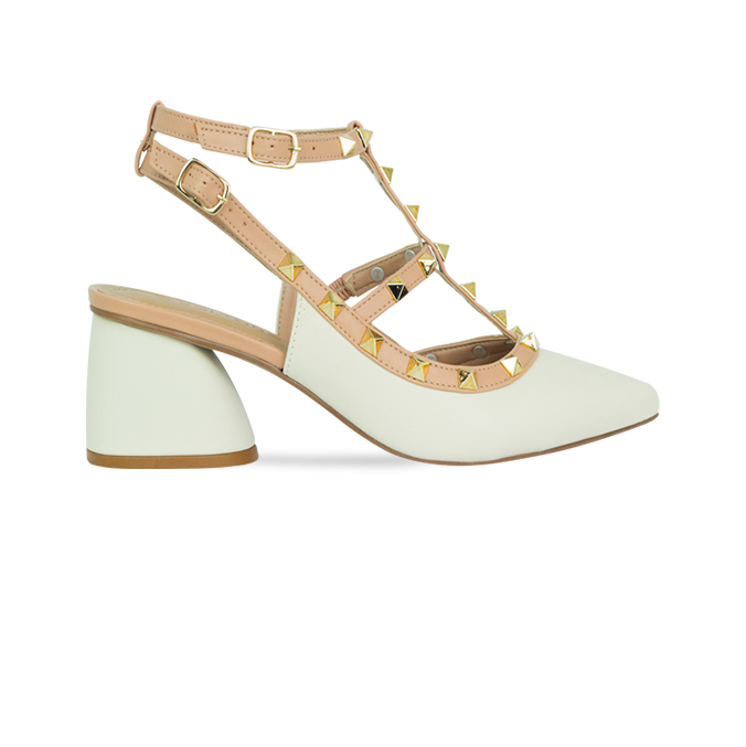 Scarpin Mona Low Off White