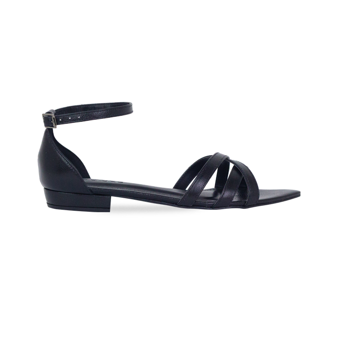 Rasteira Diane Flat Np Preto